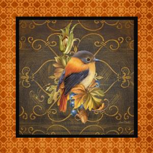Artist Jean Plout Debuts New Glorious Birds On Damask Series